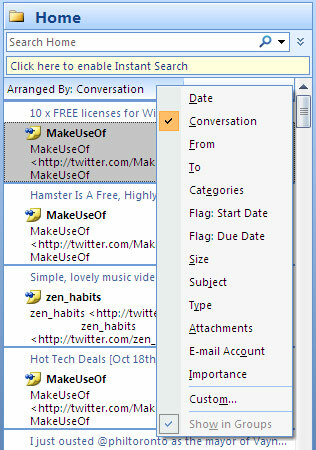 twitter outlook sosiaalinen liitin