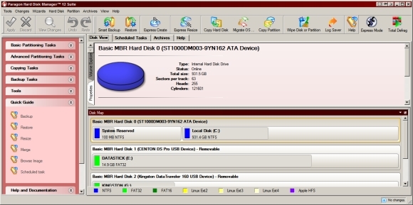 Paragon Hard Disk Manager 12 Suite: Kiintolevyjen täydellinen hallinta [Giveaway] phdm21