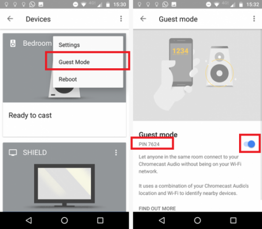 Kuinka ottaa käyttöön vierailutila Chromecast Audio -vierailutilassa chromecast 571x500