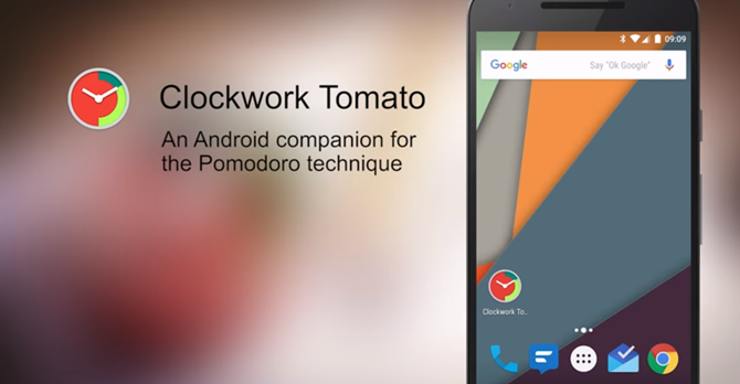 Clockwork Tomato on ilmainen Pomodoro-ajastinsovellus Androidille