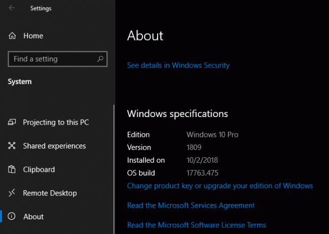 Windows 10 -määritysasetukset