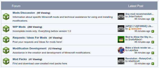 Minecraft-mod-Minecraft-foorumin