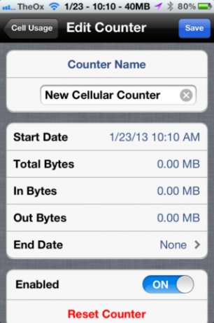 Käytä Data Master -sovellusta seurataksesi iPhonesi tietojen käyttöä [iOS, ilmaiseksi rajoitetun ajan] 2013 01 23 10