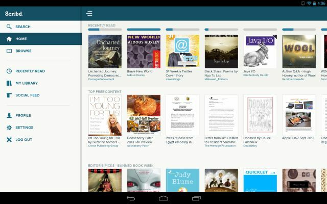 Scribd-Harper-Collins-Netflix-for-kirjoja-android