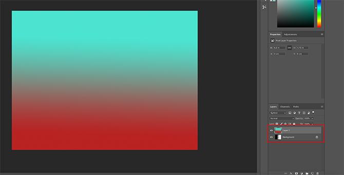 Luo Photoshop Texture -sovellus väri suoraan