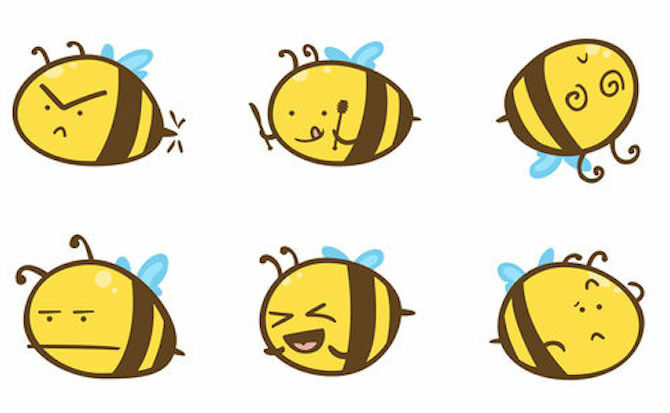 Buzz Bees iMessage -tarrapakkaus