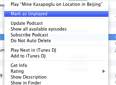 järjestää podcasteja