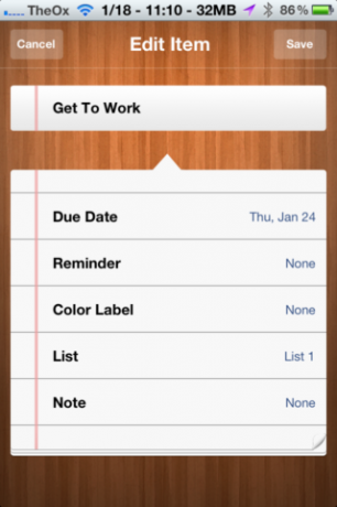 Task Manager IOS