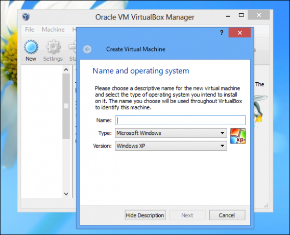 VirtualBox vs. Windows-8