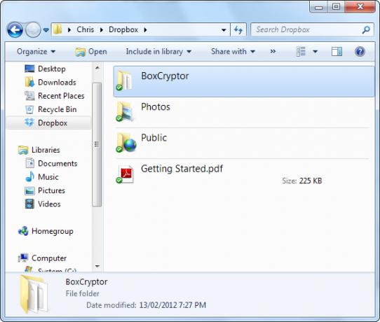 Salaa Dropbox-tiedostosi BoxCryptor-kuvakaappauksella 041