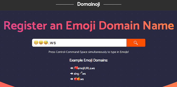 emoji outo verkkotunnus