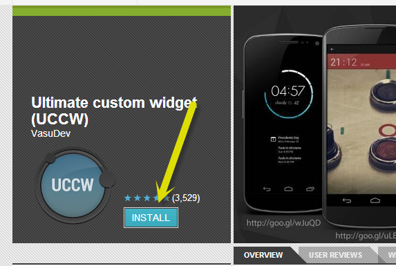 uccw-widget android