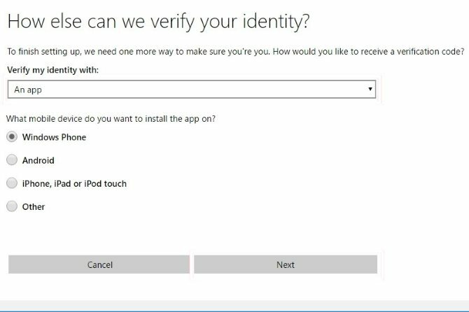 Ota kaksifaktorinen todennus käyttöön - tarkista Microsoft-tili