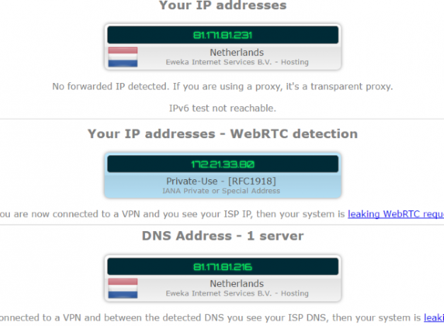 Syvällinen katsaus: IPVanish - joustava, luotettava VPN jokaiselle laitteelle muo mainostettu ipvanish Windows ipleak1