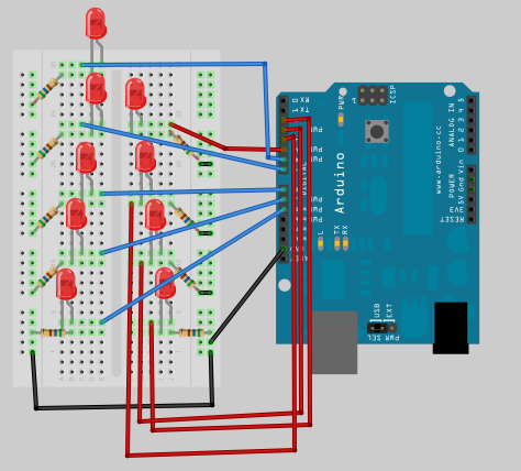 arduino jouluvalot