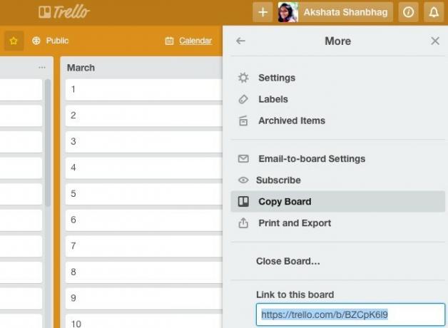 Trello Copy Board