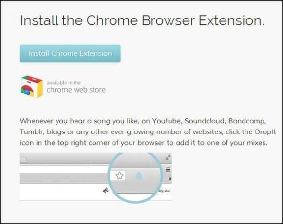 Songdrop: Ilmainen ja suosikki kappaleiden tallennuspalvelusi, josta et edes tiennyt ennen kuin asennat Dropit-painikkeen Chromen