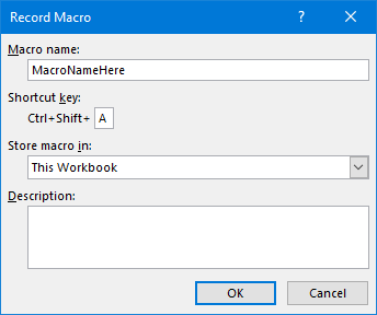 kuinka tallentaa makro excel 2016: ssa