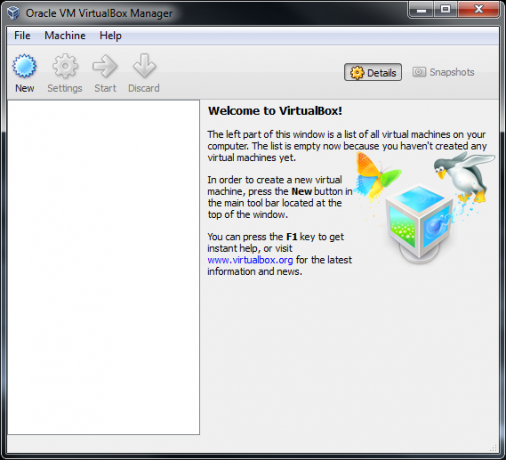 VirtualBox Windowsissa