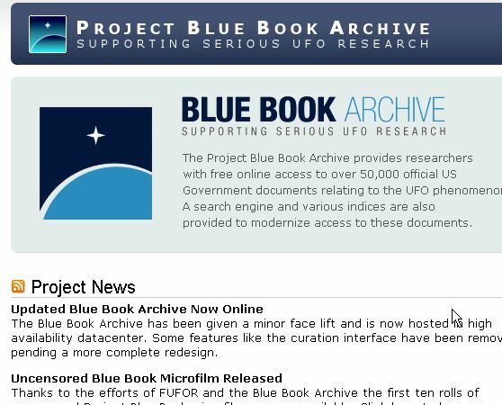 8 parasta verkkosivustoa, joista löydät uusimmat UFO-havainnot bluebook1