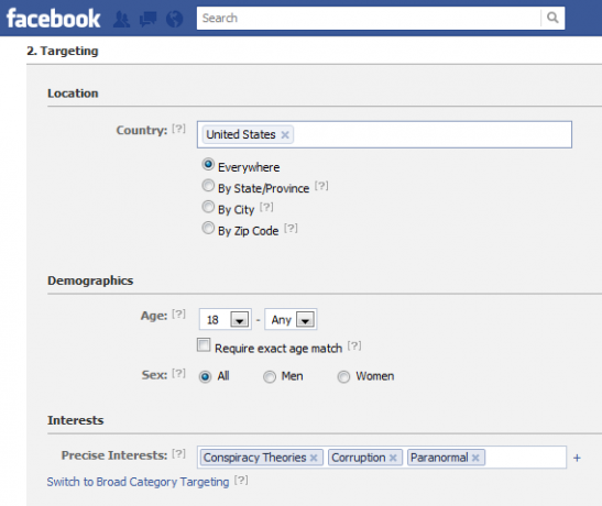 mainonta facebookissa