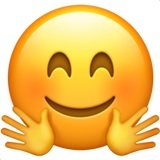 omaksua halata emoji hymiö