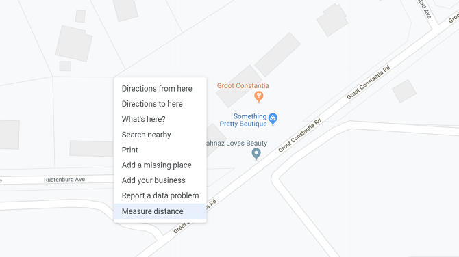 google maps mittaa etäisyysvalikkoa