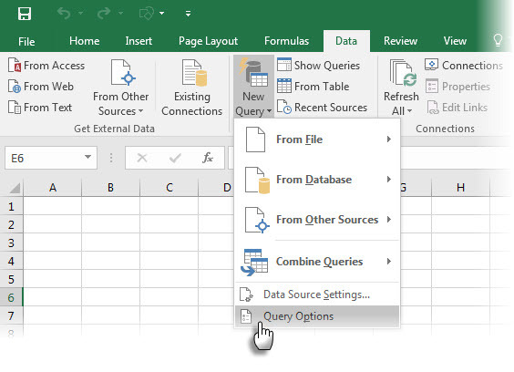 Power Query Excel -sovelluksessa