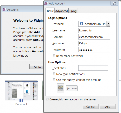 Pidgin-facebook-setup