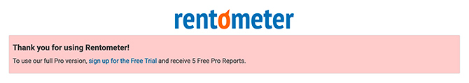 Onko Rentometer Free