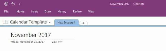 luoda onenote-kalenterimallin