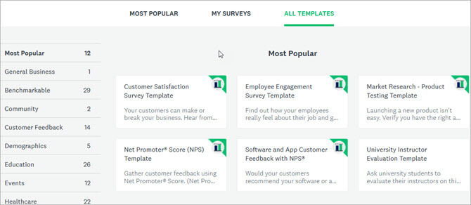 SurveyMonkey-mallit