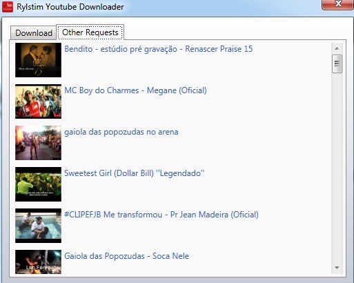 Rylstim YouTube Downloader: Desktop-sovellus YouTube-videoiden lataamiseksi eri tiedostomuodoissa