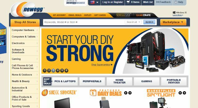 Newegg-sivusto