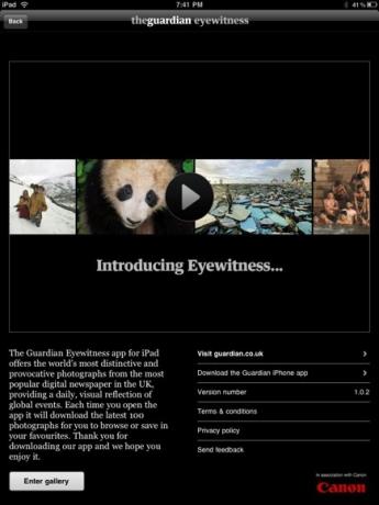 Selaa upeita valokuvia iPadillasi Eyewitness App -sovelluksella guardianeyewitness1