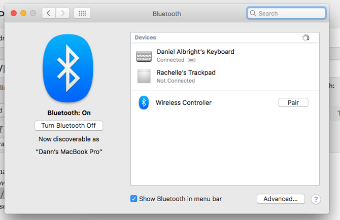 PS4-ohjain-mac-bluetooth