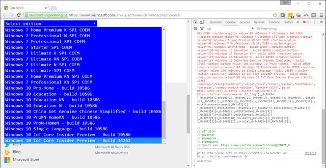 Microsoft Tech Bench Lataa Windows