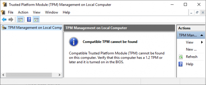 bitlocker-yhteensopivaa tpm-tiedostoa ei löydy