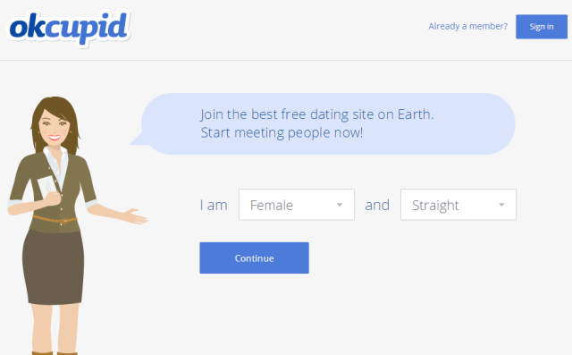 OKCupid Kirjaudu sisään