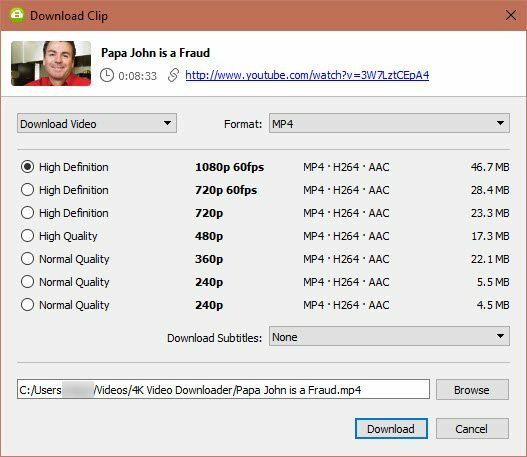 4K Video Downloader Lataa YouTube-soittolistoja, kanavia ja muita 4K Video Downloader Lataa video