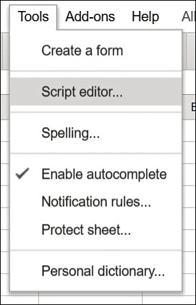 Sheets-ScriptEditor