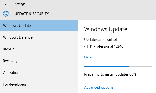 Windows 10 Build 10240: n asentaminen