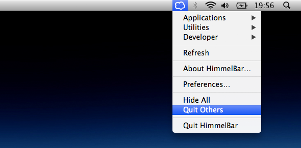 sovellusten kantoraketit OSX