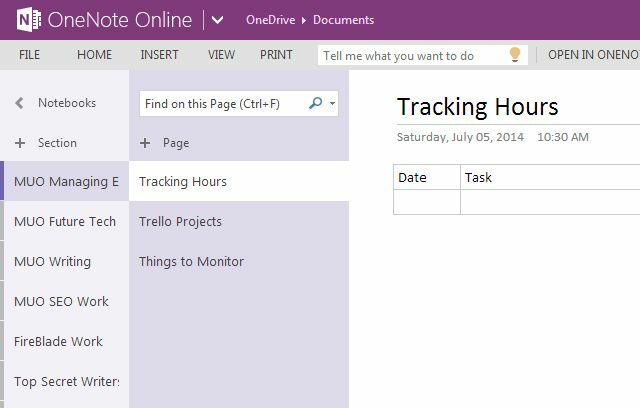 OneNote-tuottavuus 1