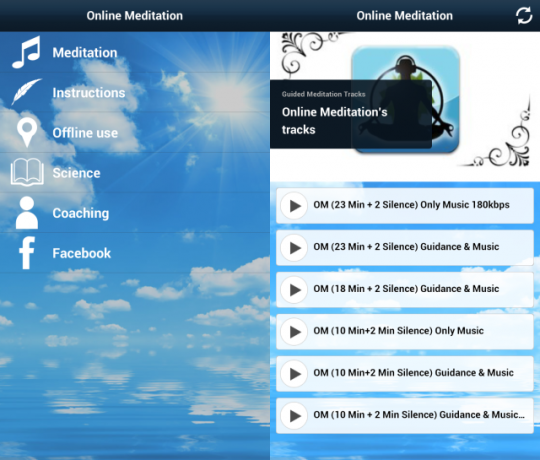 Online-meditaatio