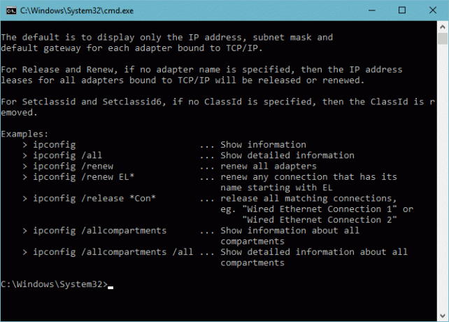 Oleelliset Windows CMD -komennot, jotka sinun pitäisi tietää ipconfig 1