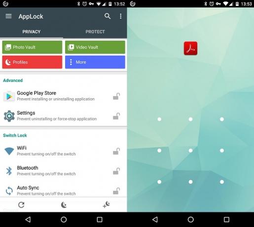 AppLock-Kuvakaappaus