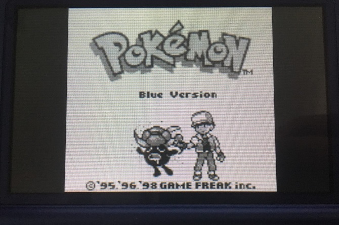 vanhat pokemon-pelit - pokemon blue