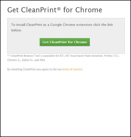 Parhaat vinkit ja työkalut verkkosivujen tulostamiseen CleanPrint no bookmarklet