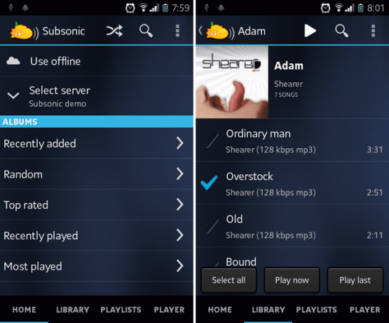 android-stream-ääntä hitaampien